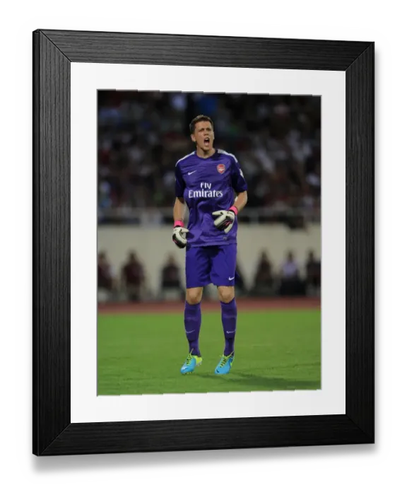 Framed Print : Wojciech Szczesny: Arsenal's Star Goalkeeper in Action against Vietnam (2013) Framed Print : Wojciech Szczesny: Arsenal's Star Goalkeeper in Action against Vietnam (2013)