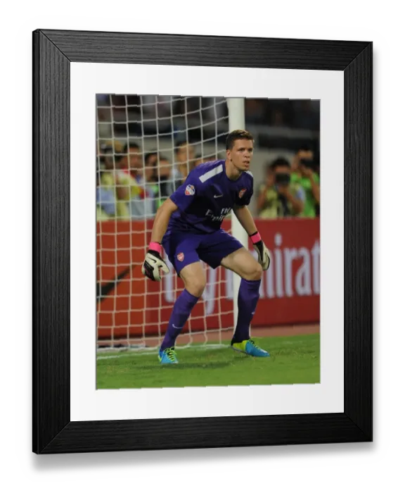 Framed Print : Wojciech Szczesny: Arsenal Goalkeeper in Action against Vietnam (2013) Framed Print : Wojciech Szczesny: Arsenal Goalkeeper in Action against Vietnam (2013)
