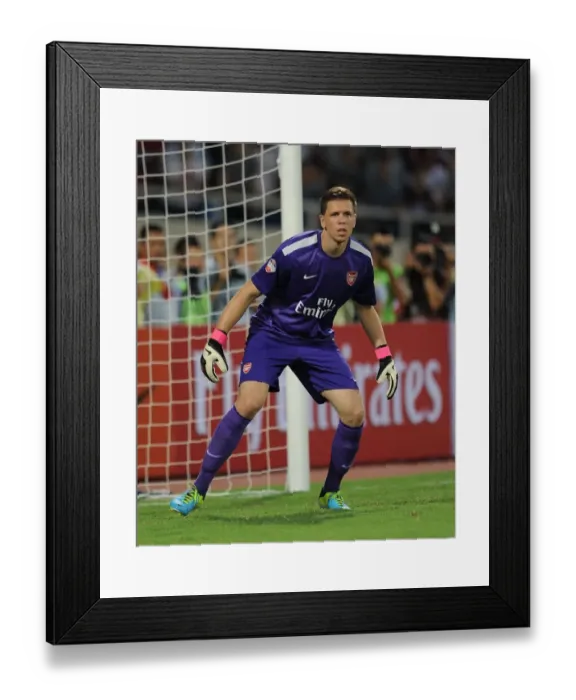 Framed Print : Wojciech Szczesny: Arsenal's Star Goalkeeper in Action against Vietnam (2013-14)