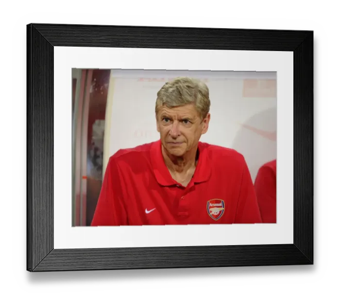 Framed Print : Arsene Wenger at Vietnam Friendly: Arsenal vs. Vietnam (2013)