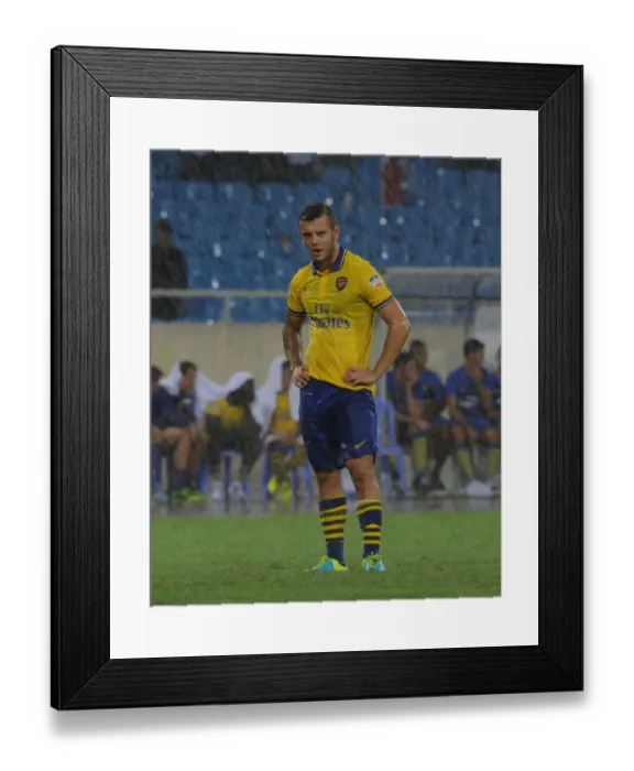 Framed Print : Jack Wilshere in Action: Vietnam vs. Arsenal, 2013