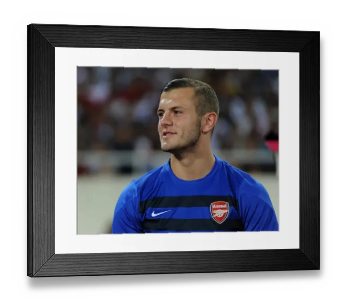 Framed Print : Jack Wilshere: Arsenal Star Prepares for Vietnam Friendly, 2013