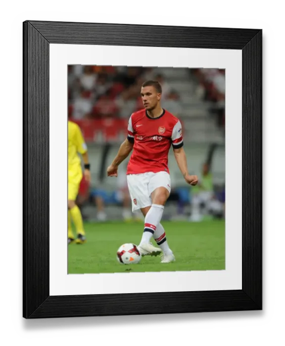 Framed Print : Lukas Podolski (Arsenal). Nagoya Grampus 1: 3 Arsenal. Pre Season Friendly. Arsenal Framed Print : Lukas Podolski (Arsenal). Nagoya Grampus 1: 3 Arsenal. Pre Season Friendly. Arsenal