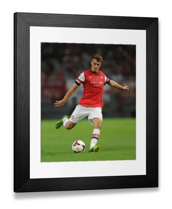 Framed Print : Aaron Ramsey in Action: Arsenal vs Nagoya Grampus, 2013 (Japan)