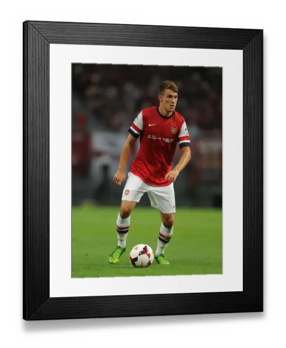 Framed Print : Arsenal's Aaron Ramsey in Action against Nagoya Grampus, 2013 (Japan)