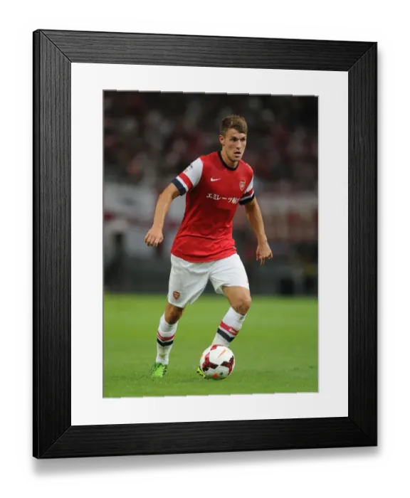 Framed Print : Arsenal's Aaron Ramsey in Action against Nagoya Grampus, 2013 (Japan)