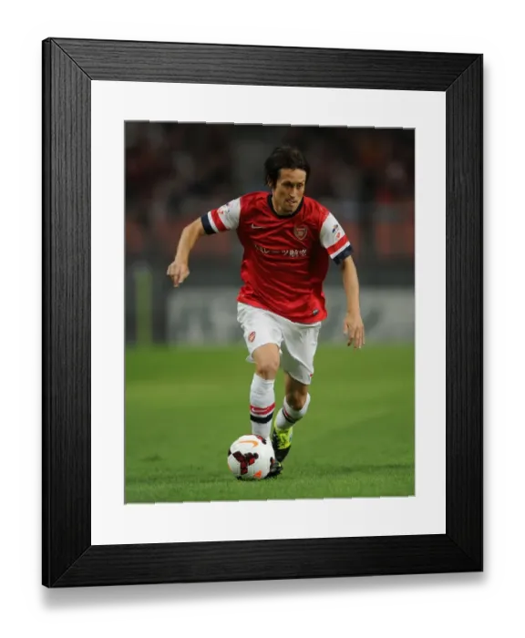 Framed Print : Tomas Rosicky in Action: Arsenal vs Nagoya Grampus, 2013
