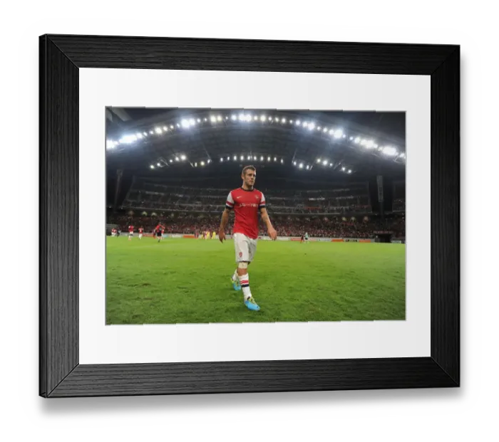 Framed Print : Jack Wilshere Post-Match: Nagoya Grampus vs. Arsenal, 2013 Framed Print : Jack Wilshere Post-Match: Nagoya Grampus vs. Arsenal, 2013