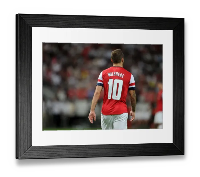 Framed Print : Jack Wilshere in Action: Arsenal vs Nagoya Grampus, 2013 (Japan)