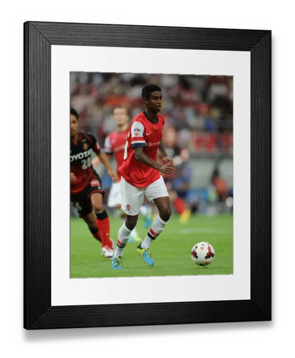 Framed Print : Gedion Zelalem in Action: Arsenal vs Nagoya Grampus, Japan 2013 Framed Print : Gedion Zelalem in Action: Arsenal vs Nagoya Grampus, Japan 2013
