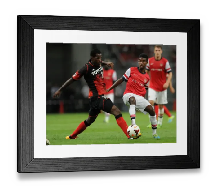 Framed Print : Gedion Zelalem vs Danilson: Clash of Talents in Arsenal's 2013 Pre-Season Match against Nagoya Grampus Framed Print : Gedion Zelalem vs Danilson: Clash of Talents in Arsenal's 2013 Pre-Season Match against Nagoya Grampus