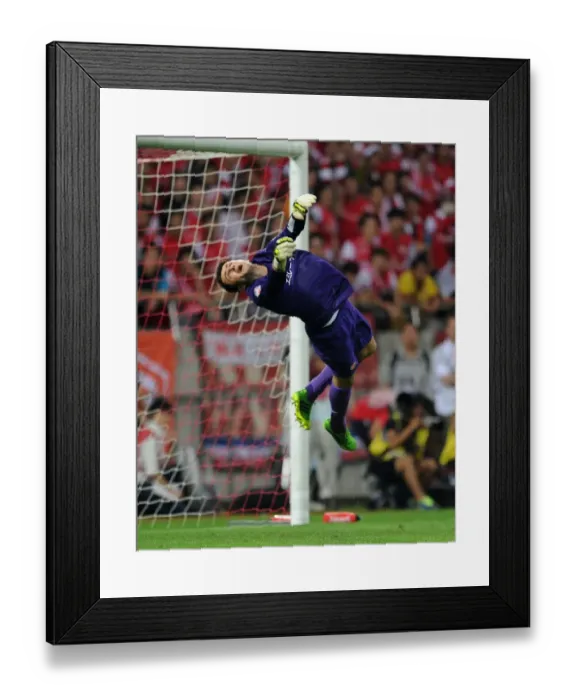Framed Print : Lukas Fabianski: Arsenal's Star Goalkeeper Shines in Urawa Red Diamonds Friendly Match, 2013 Framed Print : Lukas Fabianski: Arsenal's Star Goalkeeper Shines in Urawa Red Diamonds Friendly Match, 2013