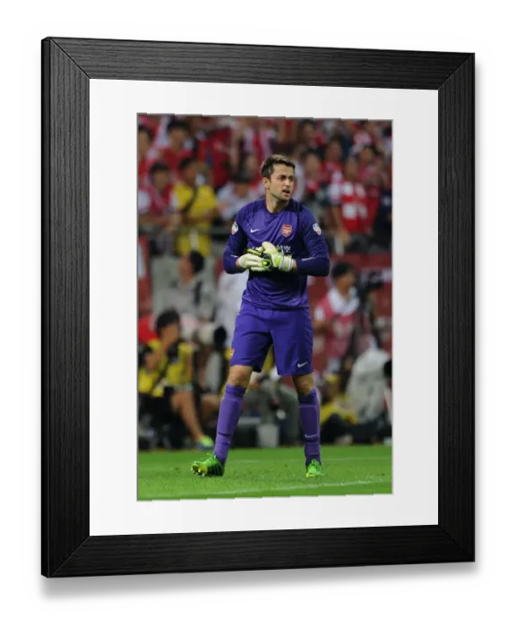 Framed Print : Arsenal's Lukas Fabianski in Action against Urawa Red Diamonds, 2013 Framed Print : Arsenal's Lukas Fabianski in Action against Urawa Red Diamonds, 2013