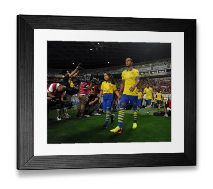 Framed Print : Theo Walcott (Arsenal). Uwara Red Diamonds 1: 2 Arsenal. Pre Season Friendly. Pre Framed Print : Theo Walcott (Arsenal). Uwara Red Diamonds 1: 2 Arsenal. Pre Season Friendly. Pre