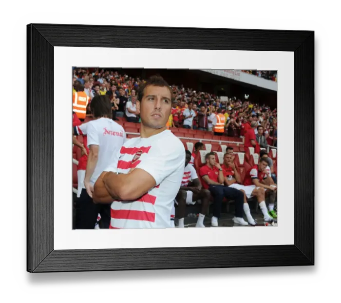 Framed Print : Santi Cazorla: Arsenal's Emirates Cup Star