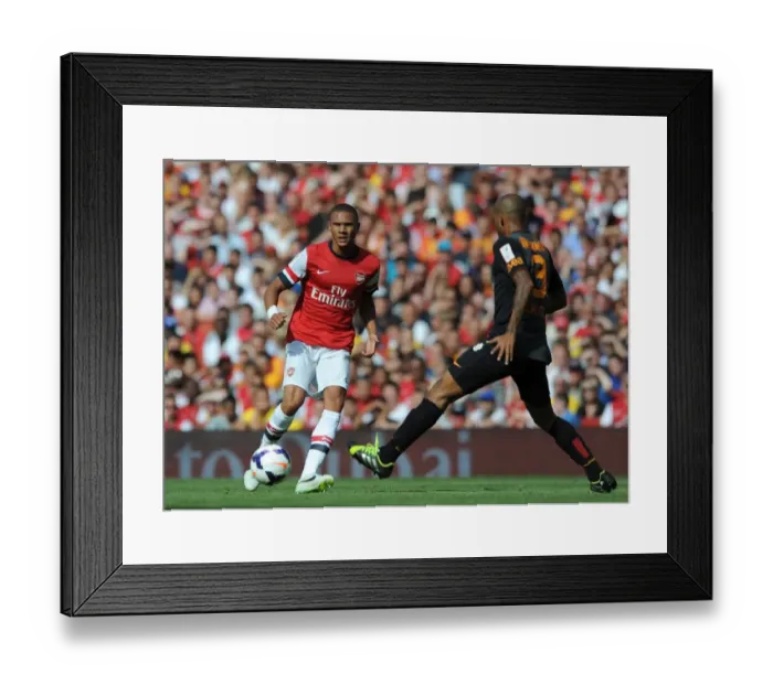 Framed Print : Kieran Gibbs (Arsenal) Felipe Melo (Galatasaray). Arsenal 1: 2 Galatasaray. Emirates Cup Day Two Framed Print : Kieran Gibbs (Arsenal) Felipe Melo (Galatasaray). Arsenal 1: 2 Galatasaray. Emirates Cup Day Two