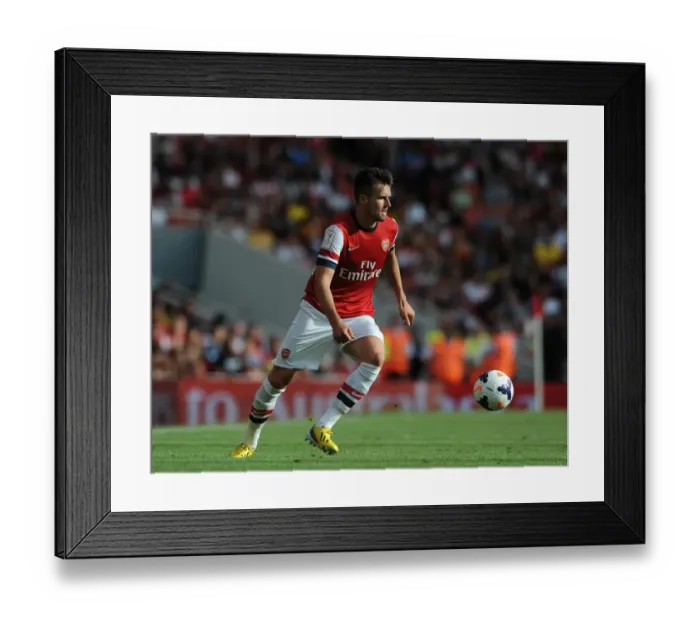 Framed Print : Arsenal's Carl Jenkinson in Action Against Galatasaray during Emiretes Cup Match, 2013 Framed Print : Arsenal's Carl Jenkinson in Action Against Galatasaray during Emiretes Cup Match, 2013