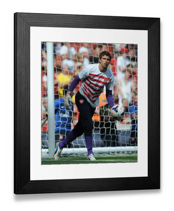 Framed Print : Emi Martinez (Arsenal). Arsenal 1: 2 Galatasaray. Emirates Cup Day Two. Emirates Stadium, 4  /  8  /  13