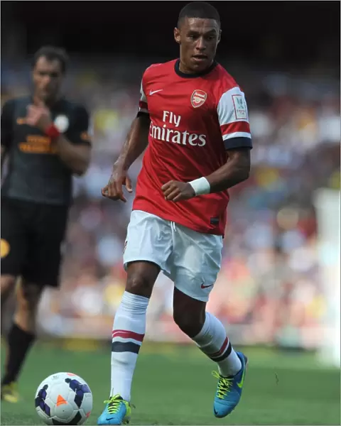 Alex Oxlade-Chaberlain (Arsenal). Arsenal 1: 2 Galatasaray. Emirates Cup Day Two. Emirates Stadium