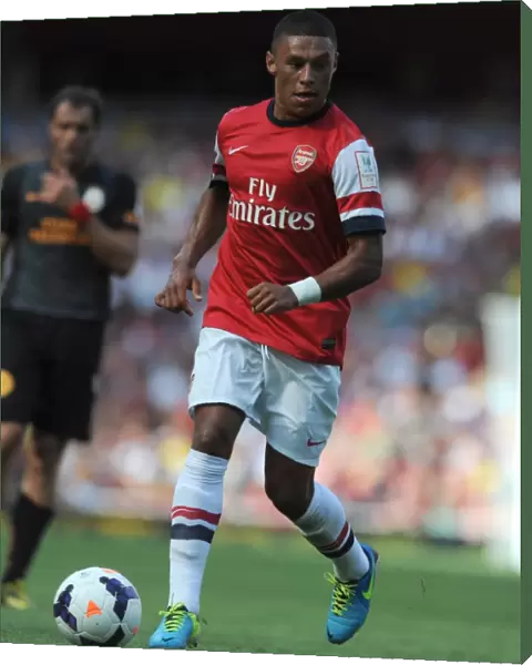 Alex Oxlade-Chaberlain (Arsenal). Arsenal 1: 2 Galatasaray. Emirates Cup Day Two. Emirates Stadium