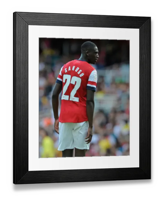 Framed Print : Arsenal's Yaya Sanogo Scores Against Galatasaray in Emirates Cup Match, 2013 Framed Print : Arsenal's Yaya Sanogo Scores Against Galatasaray in Emirates Cup Match, 2013