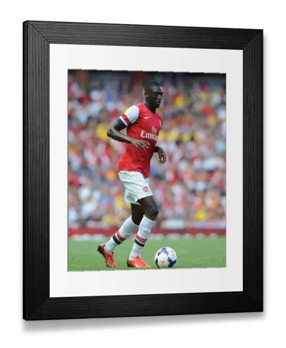 Framed Print : Yaya Sanogo Scores for Arsenal Against Galatasaray: Emirates Cup 2013 (1-2)