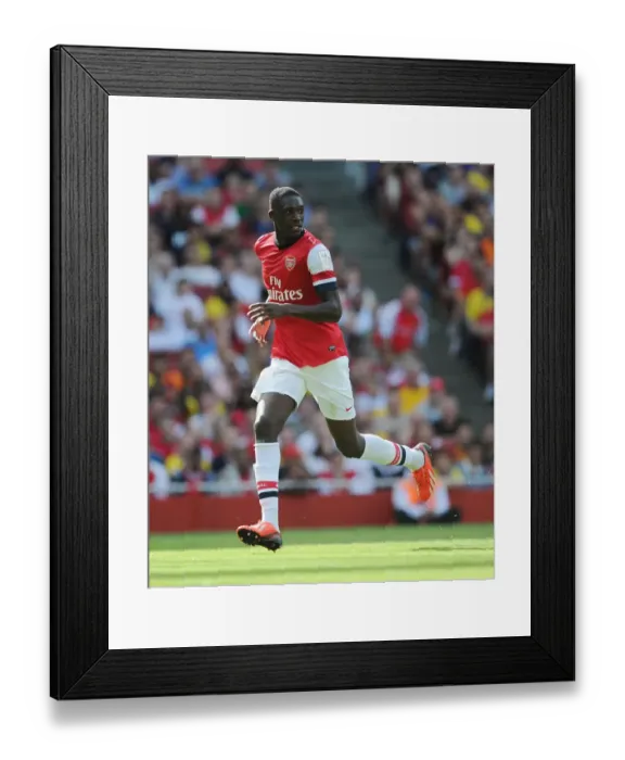 Framed Print : Yaya Sanogo in Action: Arsenal vs. Galatasaray, Emirates Cup 2013