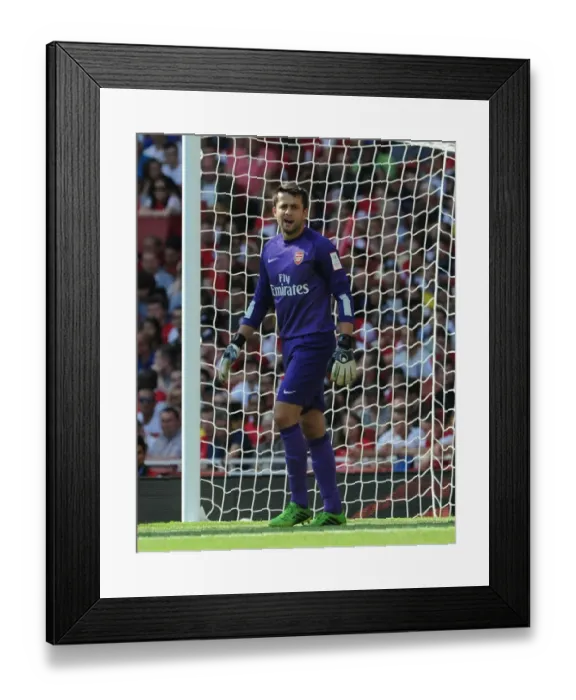 Framed Print : Arsenal's Lukasz Fabianski in Action Against Napoli - Emirates Cup 2013 Framed Print : Arsenal's Lukasz Fabianski in Action Against Napoli - Emirates Cup 2013