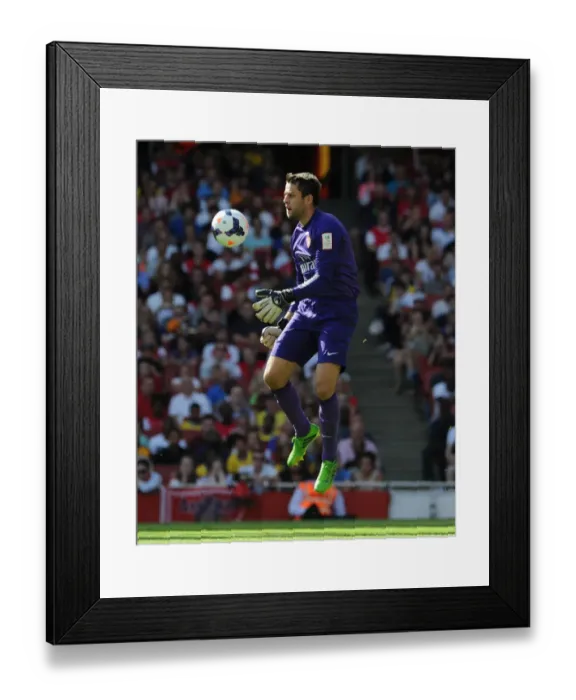 Framed Print : Arsenal's Lukasz Fabianski in Action Against Napoli at Emirates Cup Day One, 2013 Framed Print : Arsenal's Lukasz Fabianski in Action Against Napoli at Emirates Cup Day One, 2013