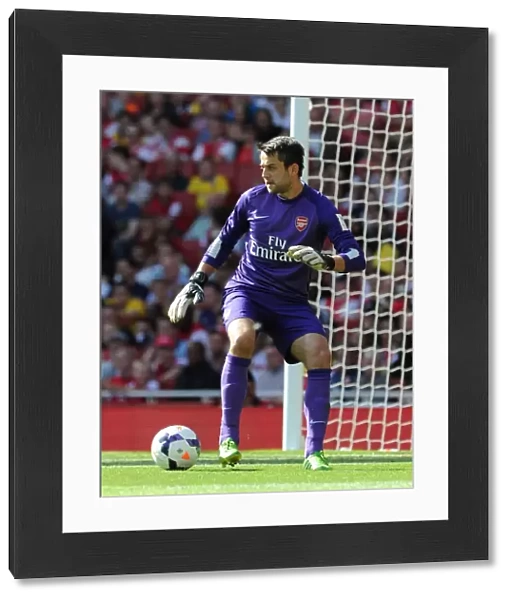 Lukasz Fabianski (Arsenal). Arsenal 2: 2 Napoli. Emirates Cup Day One. Emirates Stadium, 3  /  8  /  13