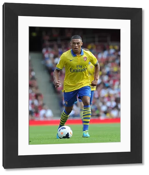 Alex Oxlade-Chamberlain (Arsenal). Arsenal 2: 2 Napoli. Emirates Cup Day One. Emirates Stadium