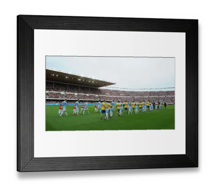 Framed Print : Arsenal vs Manchester City: Pre-Season Showdown in Helsinki, 2013 Framed Print : Arsenal vs Manchester City: Pre-Season Showdown in Helsinki, 2013