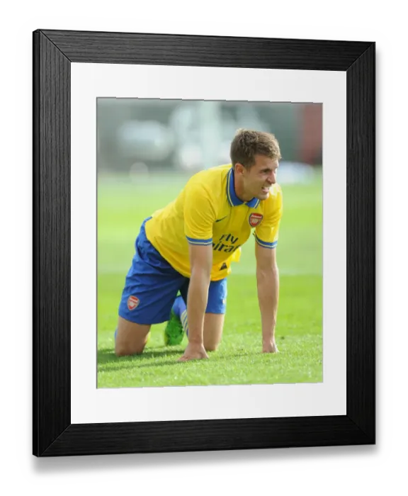 Framed Print : Arsenal's Aaron Ramsey Faces Off Against Manchester City in 2013 Pre-Season Clash Framed Print : Arsenal's Aaron Ramsey Faces Off Against Manchester City in 2013 Pre-Season Clash