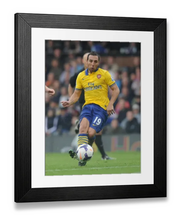 Framed Print : Santi Cazorla in Action: Arsenal vs. Fulham, Premier League 2013-14 Framed Print : Santi Cazorla in Action: Arsenal vs. Fulham, Premier League 2013-14