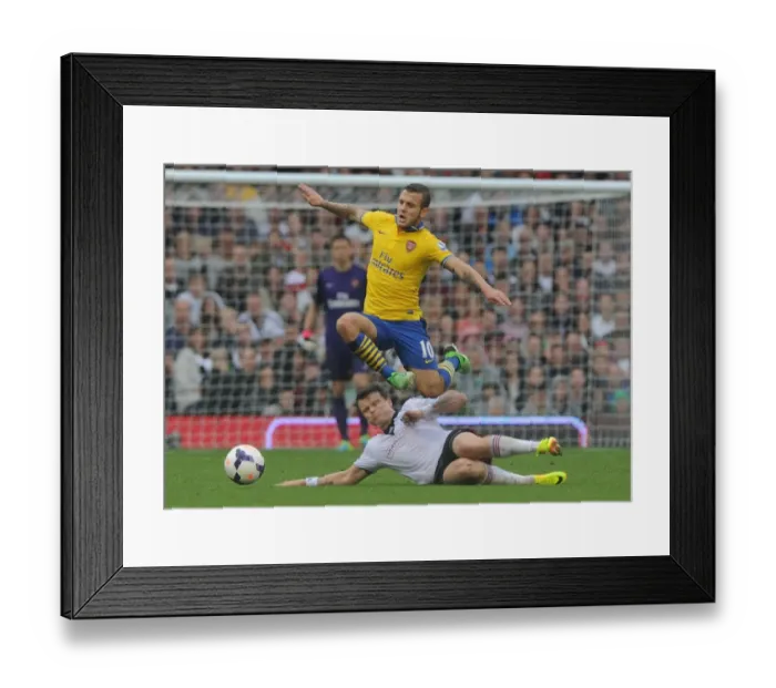 Framed Print : Arsenal vs Fulham: Premier League Showdown at Craven Cottage (2013-14) Framed Print : Arsenal vs Fulham: Premier League Showdown at Craven Cottage (2013-14)