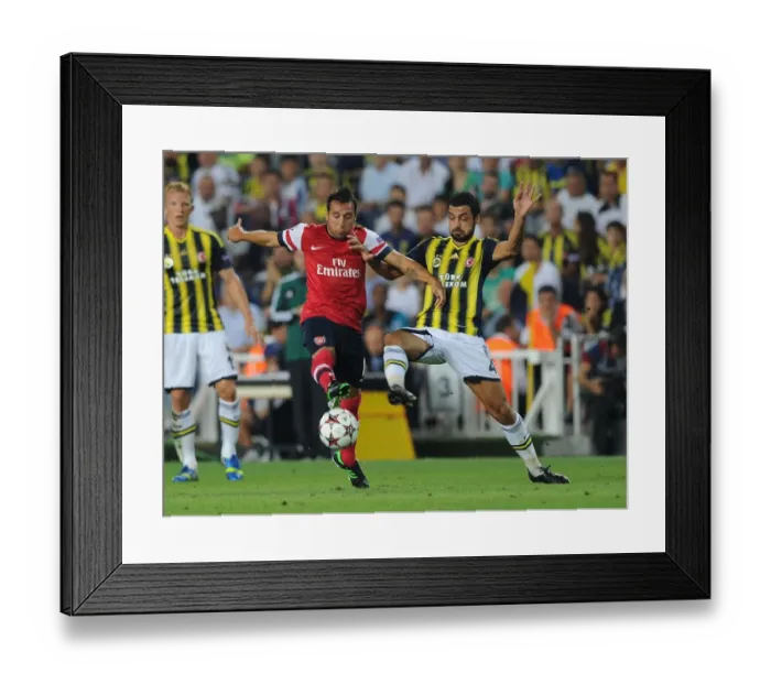 Framed Print : Santi Cazorla's Agile Moves: Outmaneuvering Fenerbahce's Bekir Irtgun in Arsenal's Champions League Showdown (2013-14) Framed Print : Santi Cazorla's Agile Moves: Outmaneuvering Fenerbahce's Bekir Irtgun in Arsenal's Champions League Showdown (2013-14)