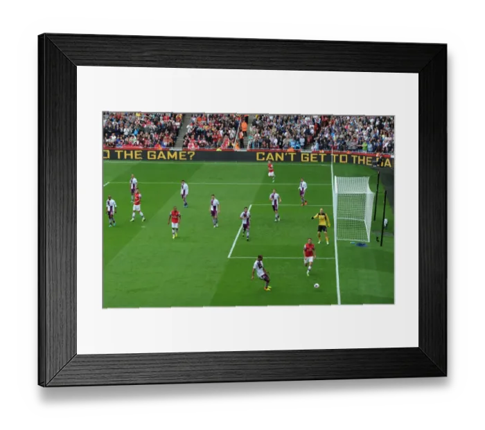 Framed Print : Arsenal vs Aston Villa: Premier League Clash at Emirates Stadium, 2013 Framed Print : Arsenal vs Aston Villa: Premier League Clash at Emirates Stadium, 2013