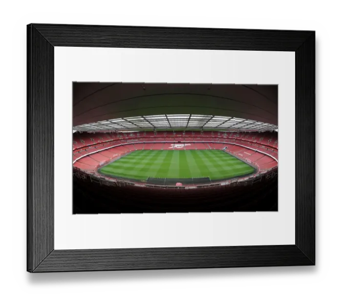 Framed Print : Arsenal vs Aston Villa: Premier League 2013-14 at Emirates Stadium, London
