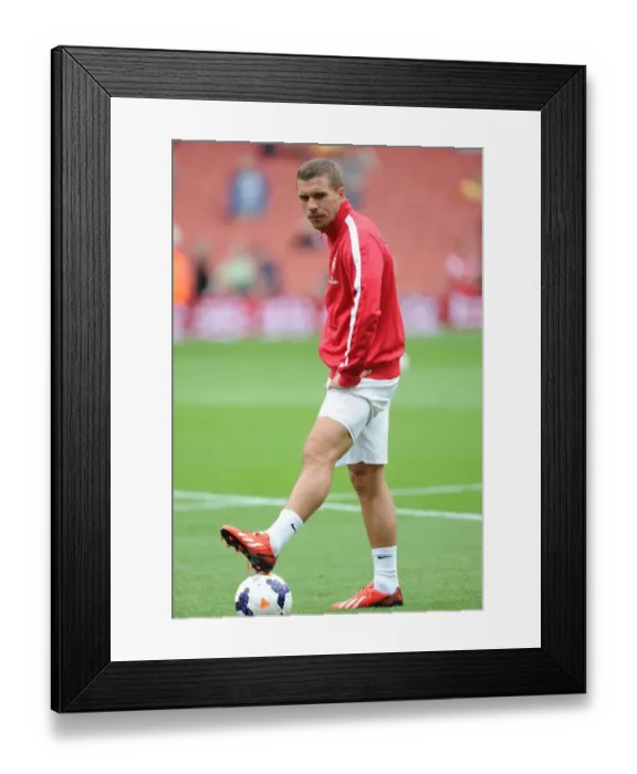 Framed Print : Arsenal's Ready-to-Go Striker: Lukas Podolski Gears Up Against Aston Villa (2013-14) Framed Print : Arsenal's Ready-to-Go Striker: Lukas Podolski Gears Up Against Aston Villa (2013-14)