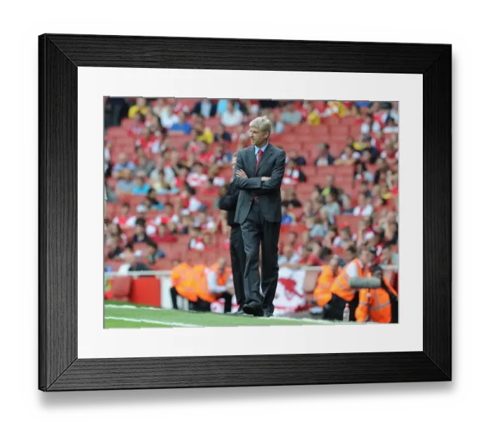 Framed Print : Arsene Wenger Leads Arsenal Against Aston Villa in 2013-14 Premier League Framed Print : Arsene Wenger Leads Arsenal Against Aston Villa in 2013-14 Premier League
