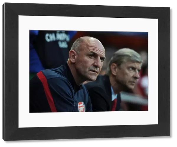 Steve Bould: Focused at the Emirates - Arsenal FC vs Fenerbahce SK, UEFA Champions League Play-offs (2013)
