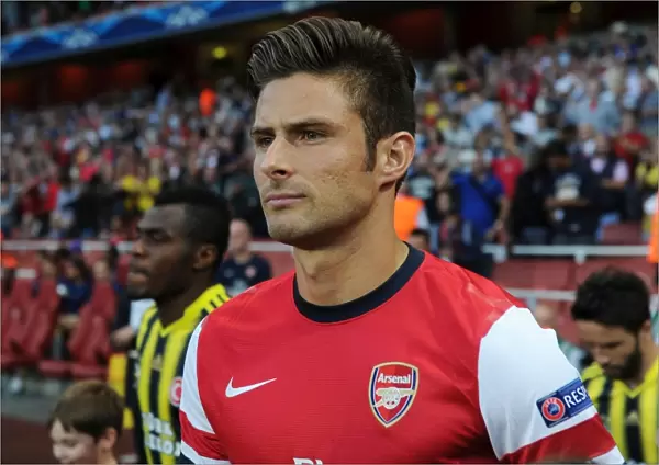 Olivier Giroud Scores for Arsenal Against Fenerbahce in 2013-14 UEFA Champions League Play-offs