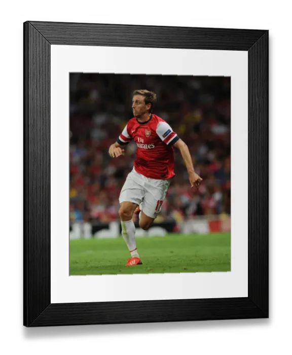Framed Print : Nacho Monreal in Action: Arsenal vs. Fenerbahce, UEFA Champions League Play-offs (2013) Framed Print : Nacho Monreal in Action: Arsenal vs. Fenerbahce, UEFA Champions League Play-offs (2013)