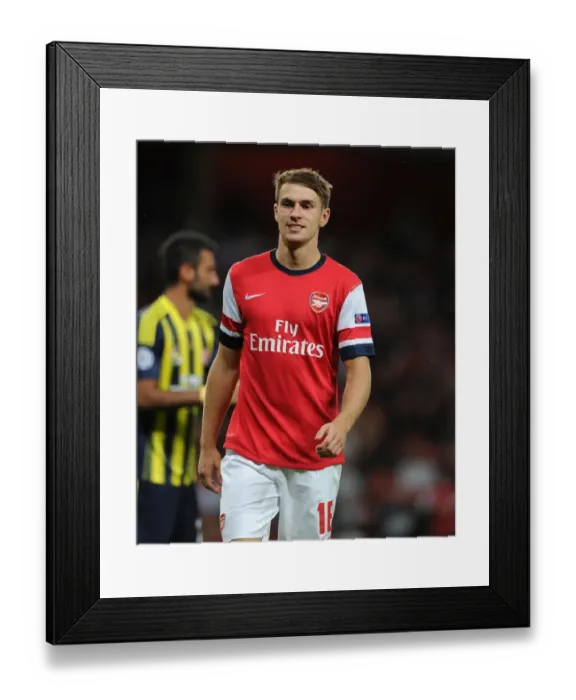 Framed Print : Aaron Ramsey in Action: Arsenal vs. Fenerbahce, UEFA Champions League Play-offs (2013) Framed Print : Aaron Ramsey in Action: Arsenal vs. Fenerbahce, UEFA Champions League Play-offs (2013)