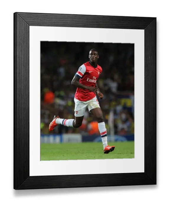 Framed Print : Yaya Sanogo in Action: Arsenal vs Fenerbahce, UEFA Champions League Play-offs (2013) Framed Print : Yaya Sanogo in Action: Arsenal vs Fenerbahce, UEFA Champions League Play-offs (2013)