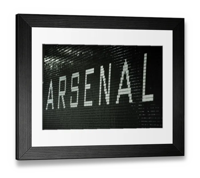 Framed Print : Arsenal vs. Norwich City: Premier League Showdown at Emirates Stadium (April 2013)