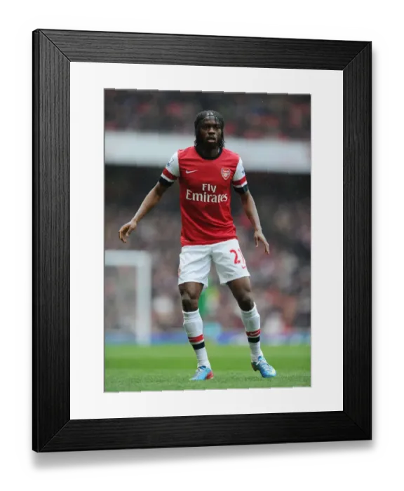 Framed Print : Arsenal vs Norwich City: Gervinho in Action at the Emirates Stadium (2012-13)
