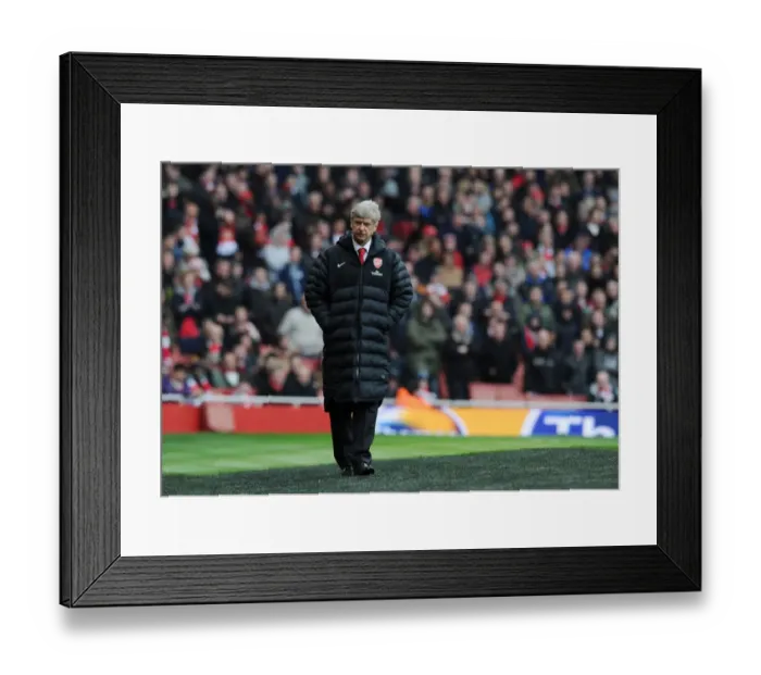 Framed Print : Arsene Wenger Leads Arsenal Against Norwich City, Premier League 2012-13