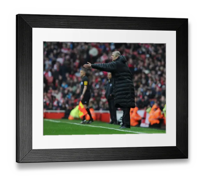 Framed Print : Arsene Wenger Leads Arsenal Against Norwich City in Premier League 2012-13