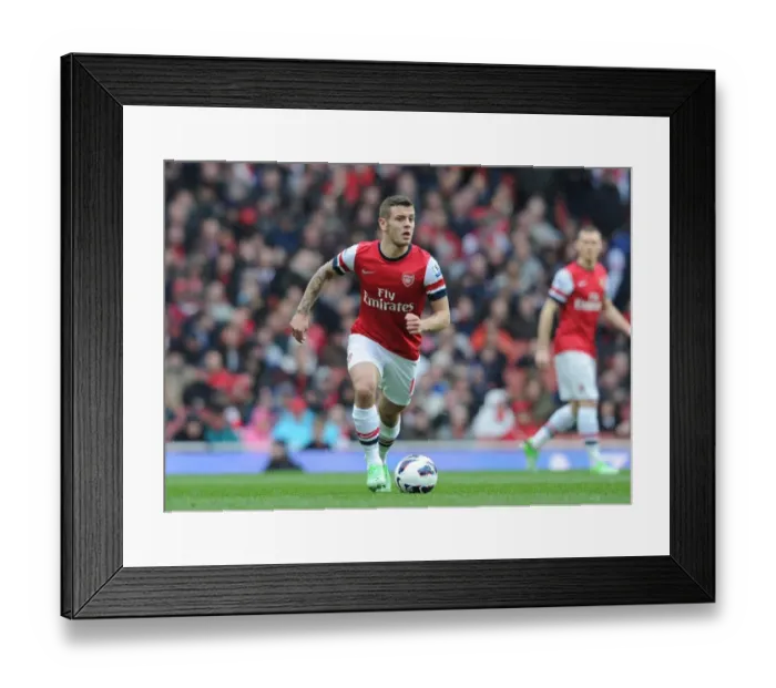 Framed Print : Arsenal vs Norwich City: Premier League Showdown at Emirates Stadium, London (April 2013)
